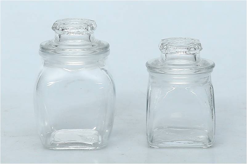 small glass jars spices
